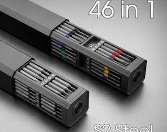 DIY Precision Magnetic Screwdriver Set S2 Steel Bits Electronics Repair Tool Kit PC Build Glasses Watch Phone Fix Gift for Him