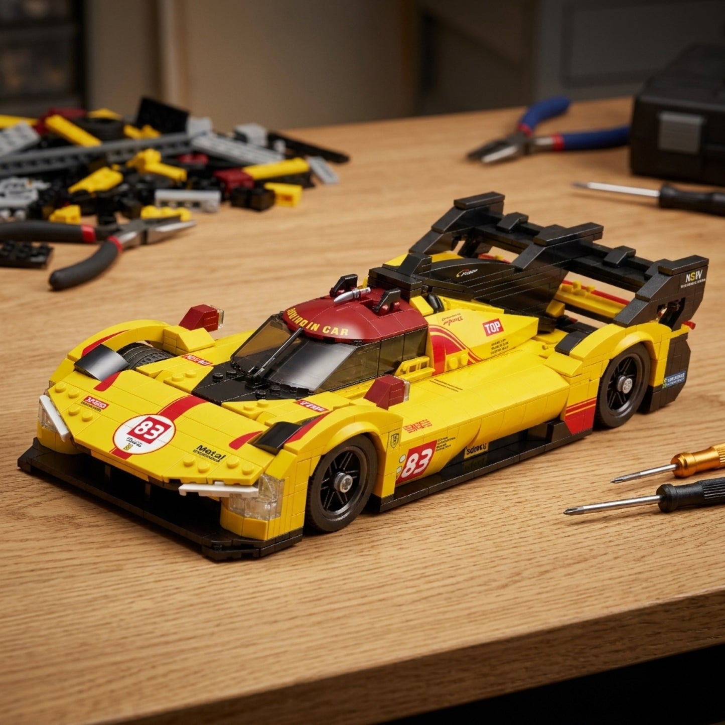 DIY Racing Car Building Kit Technic Compatible Hypercar