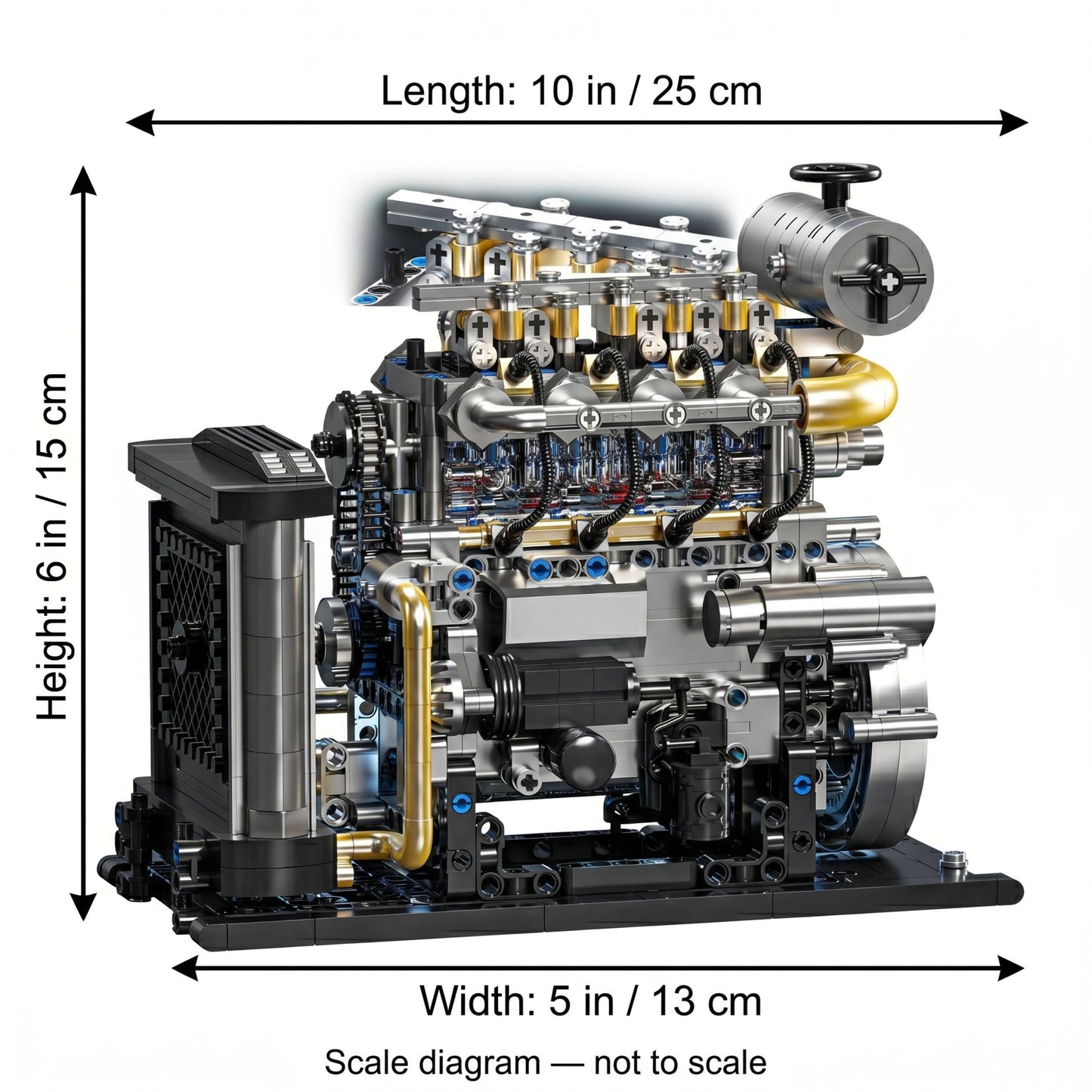 DIY Mechanical Diesel Engine Model Kit