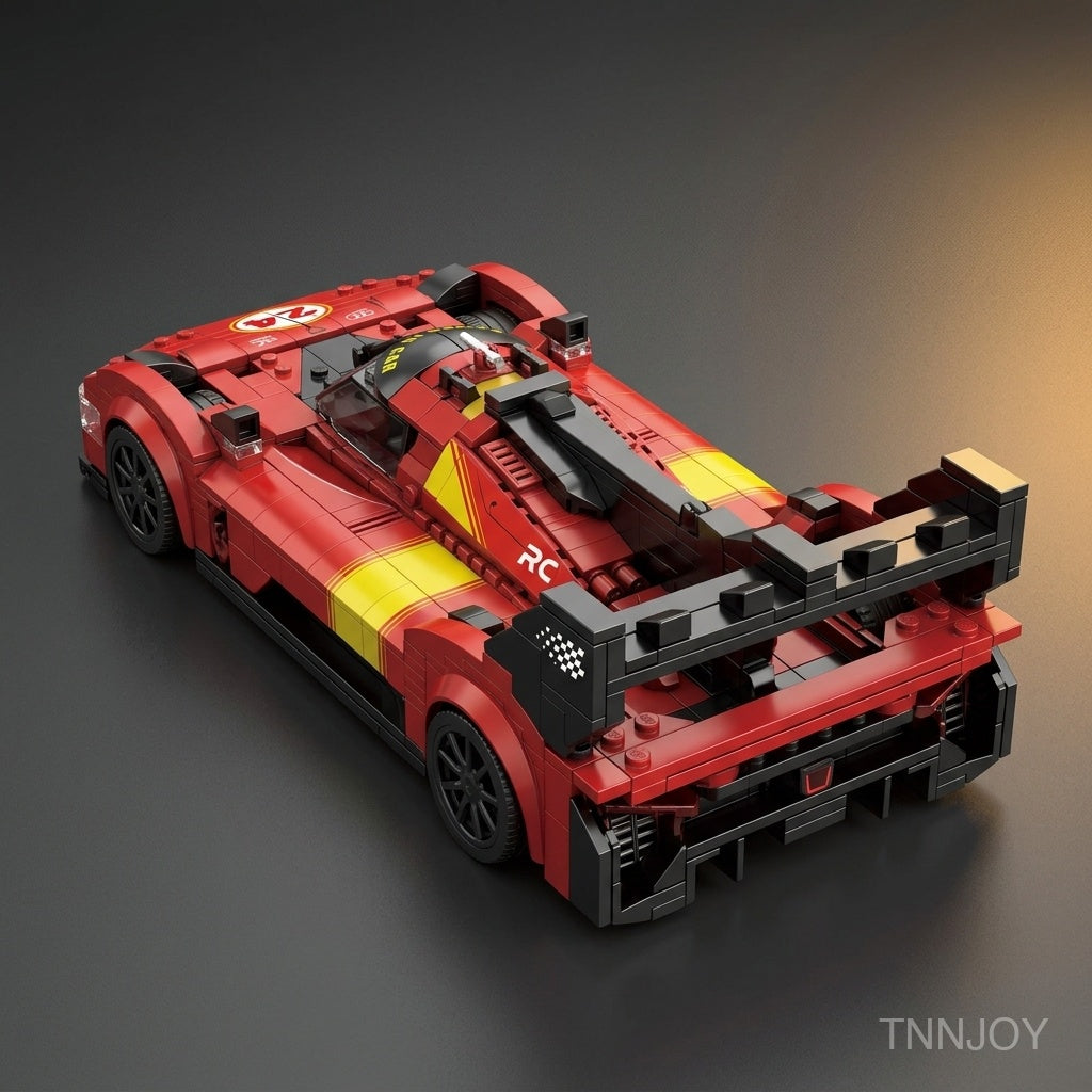 DIY STEM Racing Car Building Block Kit Technic Compatible 1370 Pcs Supercar Model Sport Vehicle Mechanical Project