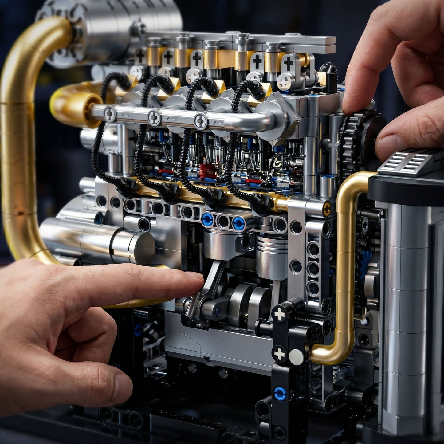 DIY Mechanical Diesel Engine Model Kit