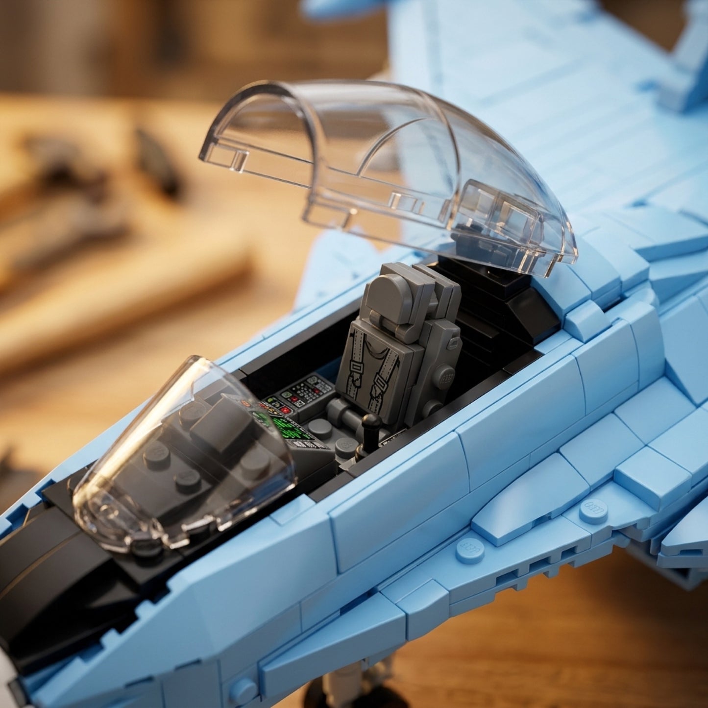 DIY Su 57 Sukhoi Fighter Jet Building Block Model Kit Stealth Military Aircraft Toy Set Technic Compatible Air Force Jet 1456 Pcs
