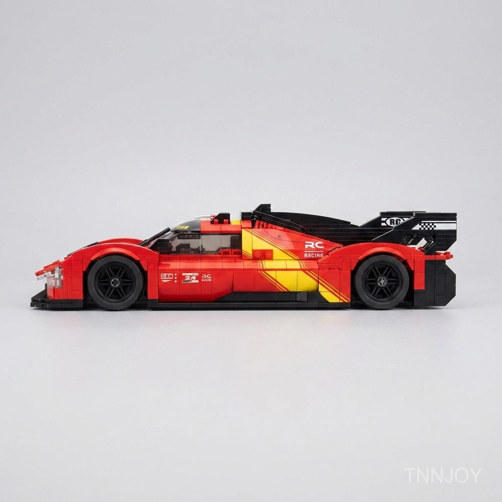 DIY STEM Racing Car Building Block Kit Technic Compatible 1370 Pcs Supercar Model Sport Vehicle Mechanical Project