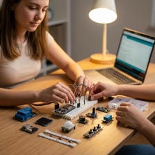 ESP32 Starter Kit with Sensors, OLED, Breadboard, STEM Electronics Learning Set