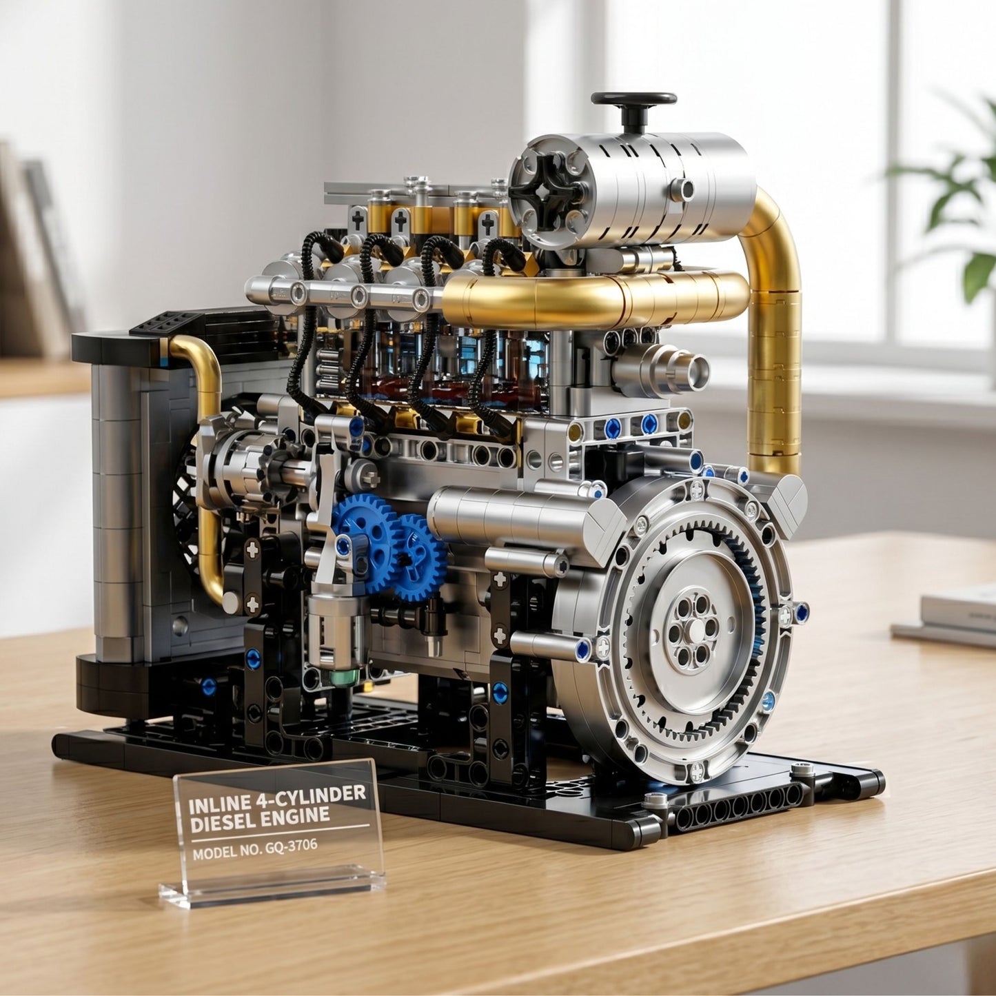 DIY Mechanical Diesel Engine Model Kit