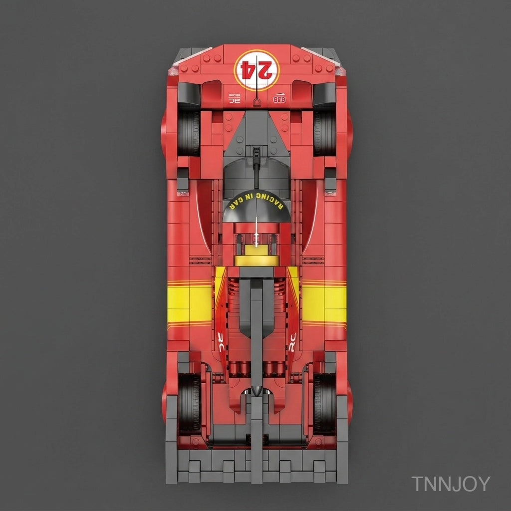 DIY STEM Racing Car Building Block Kit Technic Compatible 1370 Pcs Supercar Model Sport Vehicle Mechanical Project