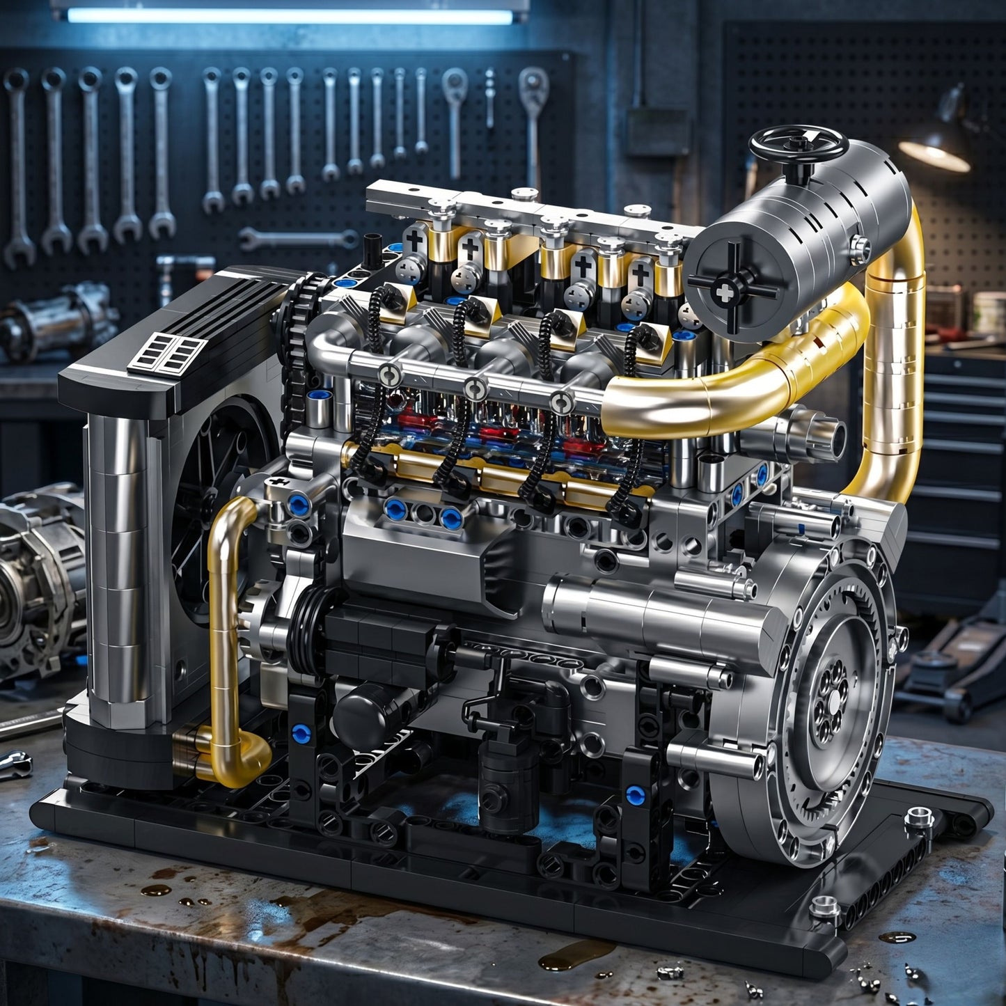 DIY Mechanical Diesel Engine Model Kit