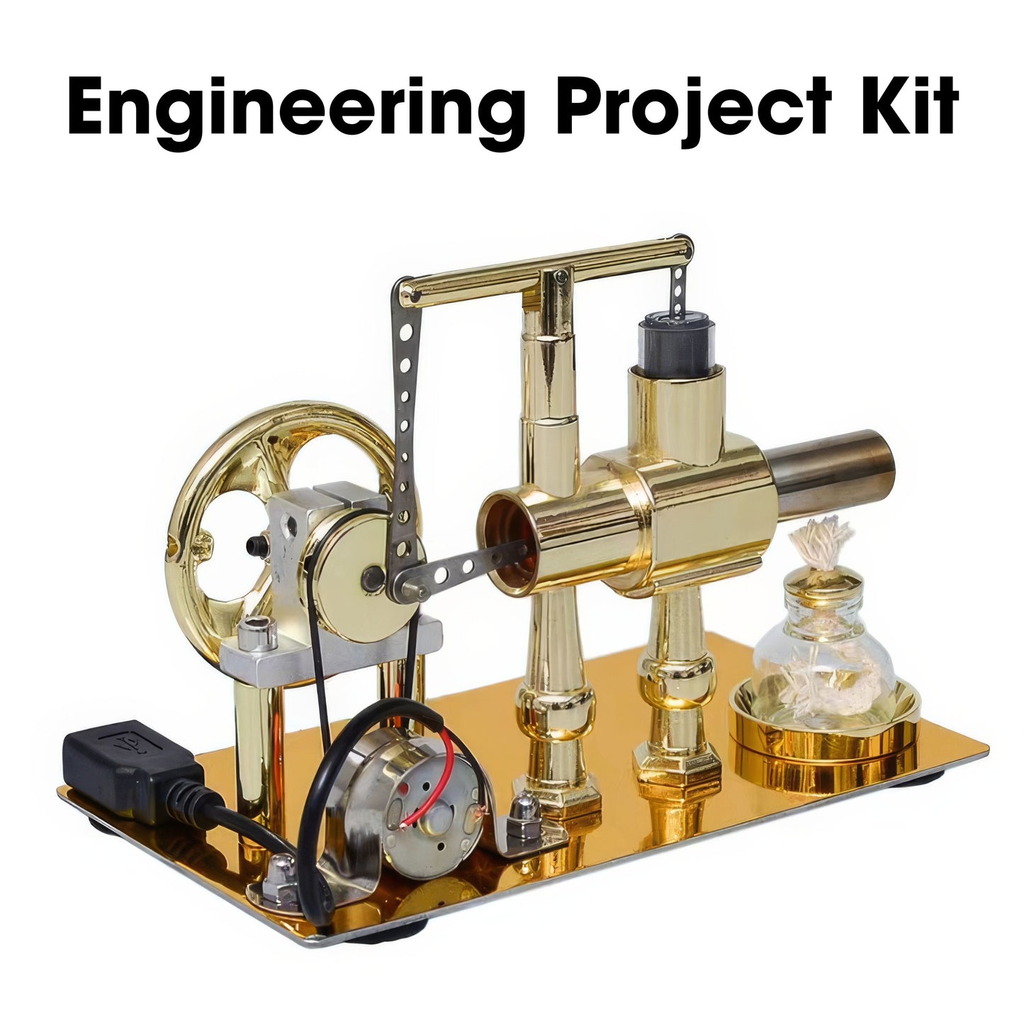 DIY Stirling Engine Model Kit – STEM Science Toy