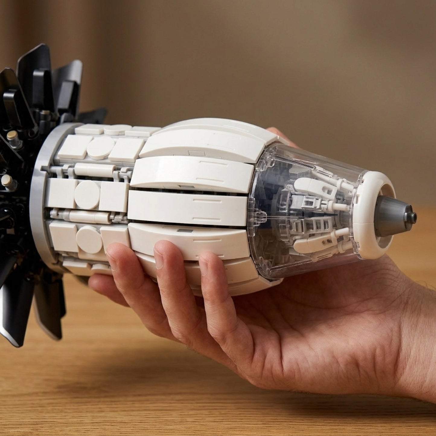 DIY Jet Engine Building Kit Technic Compatible Aircraft Model 1351 pcs
