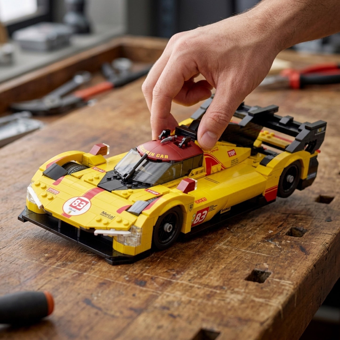 DIY Racing Car Building Kit Technic Compatible Hypercar