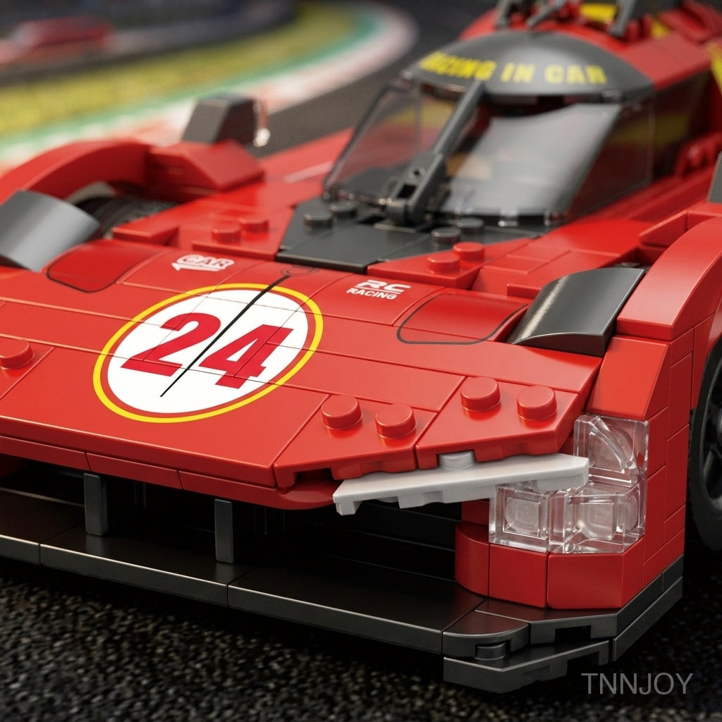 DIY STEM Racing Car Building Block Kit Technic Compatible 1370 Pcs Supercar Model Sport Vehicle Mechanical Project