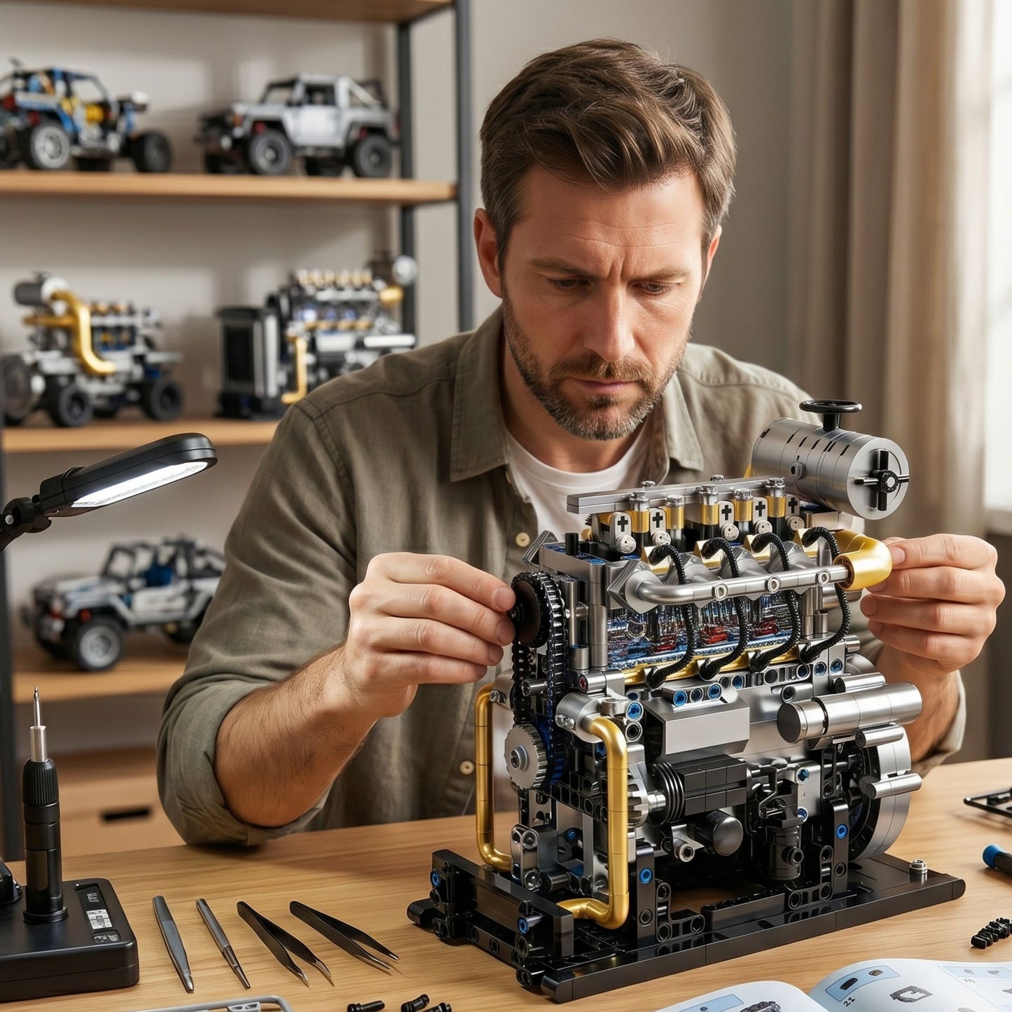 DIY Mechanical Diesel Engine Model Kit