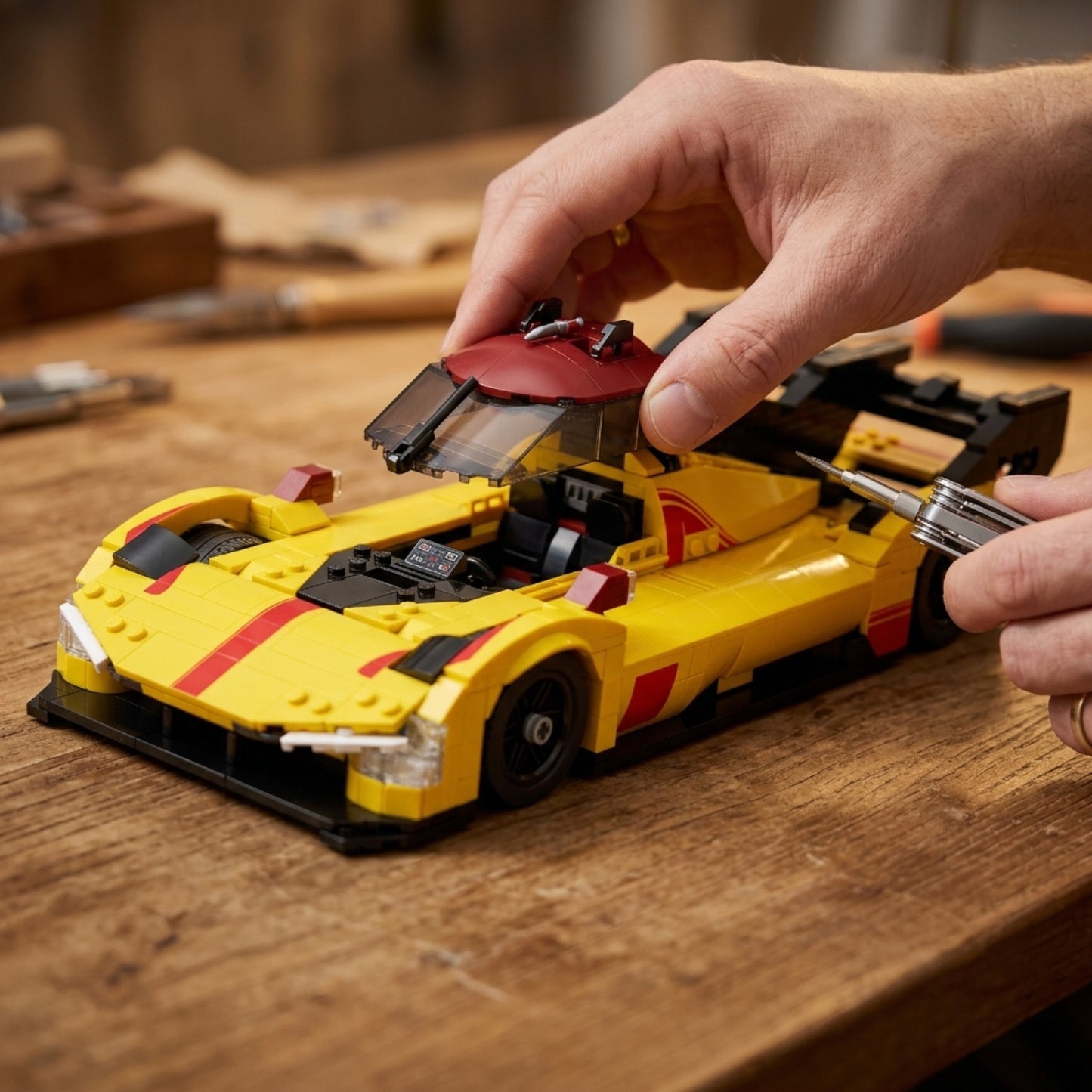 DIY Racing Car Building Kit Technic Compatible Hypercar