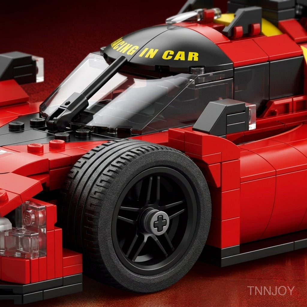 DIY STEM Racing Car Building Block Kit Technic Compatible 1370 Pcs Supercar Model Sport Vehicle Mechanical Project