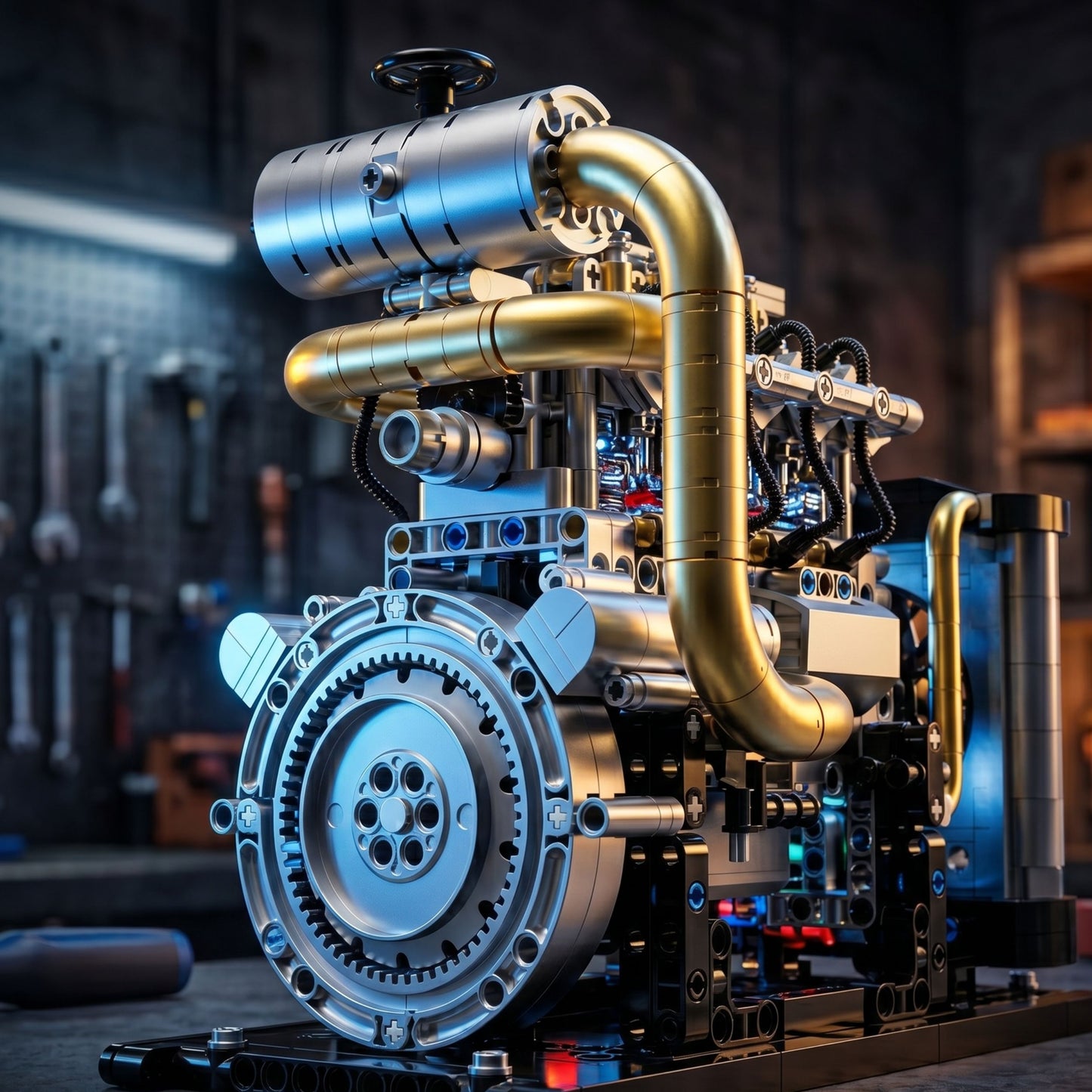 DIY Mechanical Diesel Engine Model Kit
