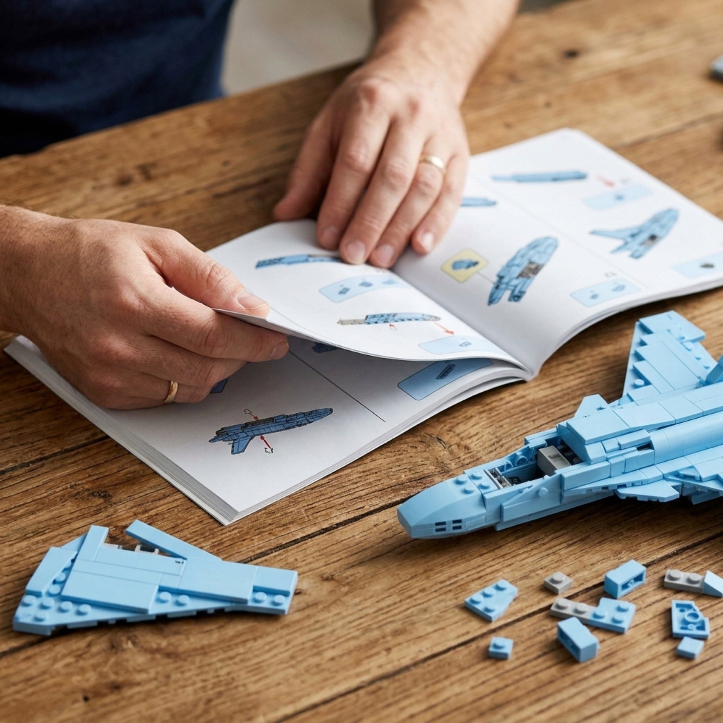 DIY Su 57 Sukhoi Fighter Jet Building Block Model Kit Stealth Military Aircraft Toy Set Technic Compatible Air Force Jet 1456 Pcs
