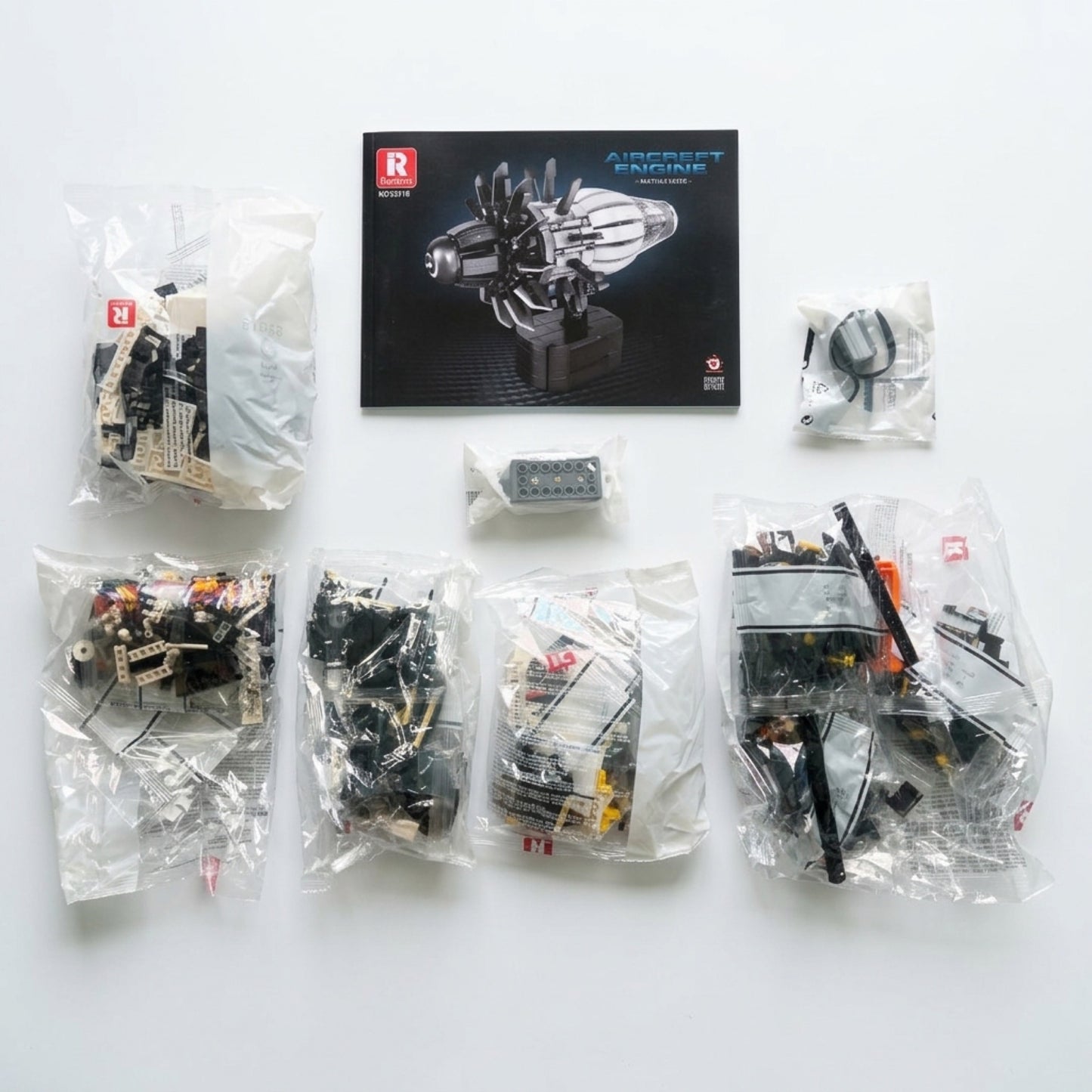 DIY Jet Engine Building Kit Technic Compatible Aircraft Model 1351 pcs