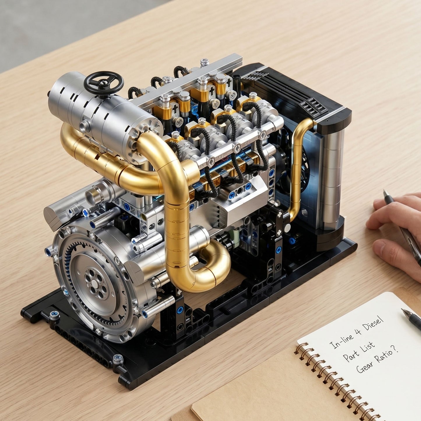 DIY Mechanical Diesel Engine Model Kit
