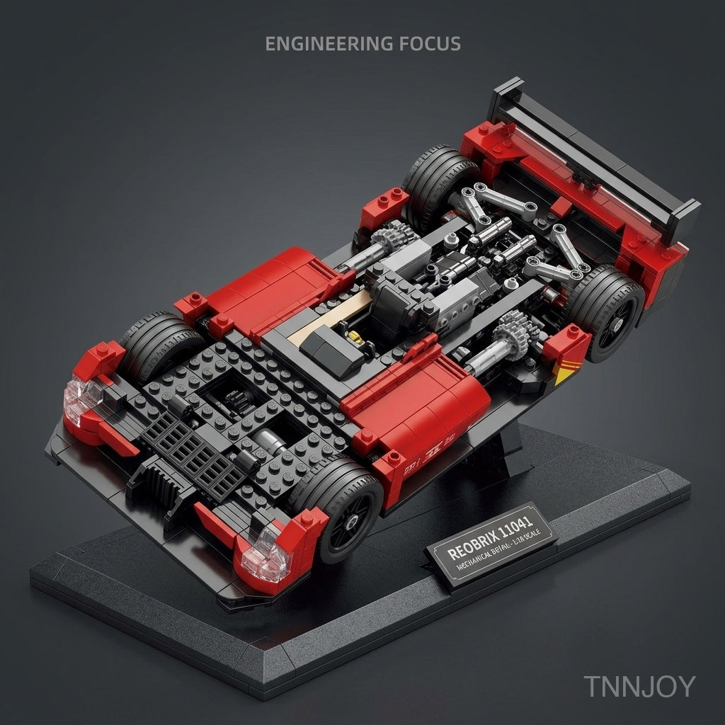 DIY STEM Racing Car Building Block Kit Technic Compatible 1370 Pcs Supercar Model Sport Vehicle Mechanical Project