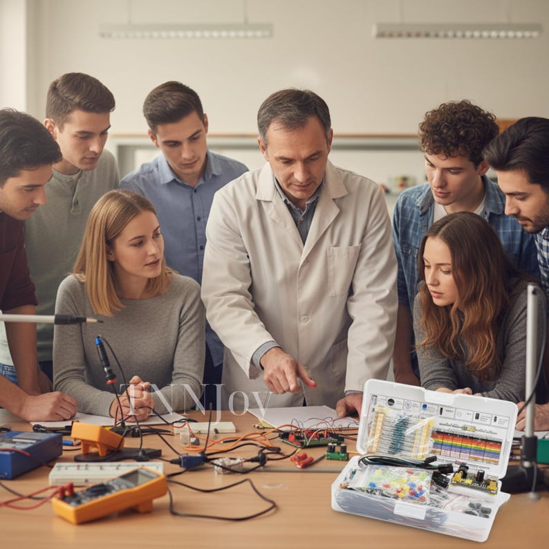 DIY Electronics Learning Kit | Solderless Breadboard Projects, STEM Starter Set