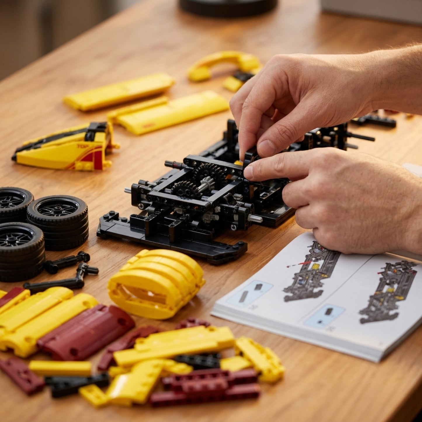 DIY Racing Car Building Kit Technic Compatible Hypercar