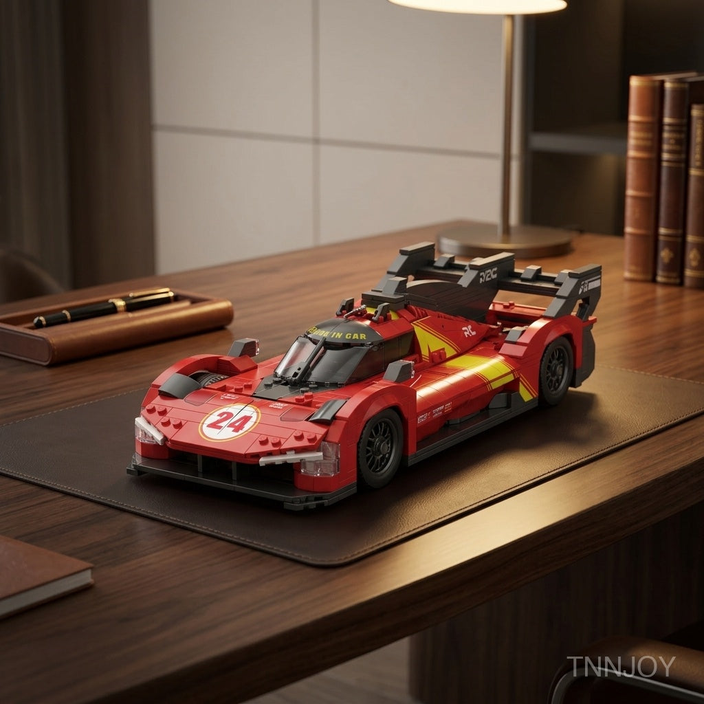 DIY STEM Racing Car Building Block Kit Technic Compatible 1370 Pcs Supercar Model Sport Vehicle Mechanical Project