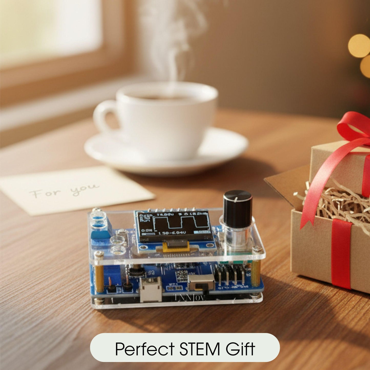 DIY Mini Digital Oscilloscope Kit | OLED Waveform Learning Project, Solder Practice Tool