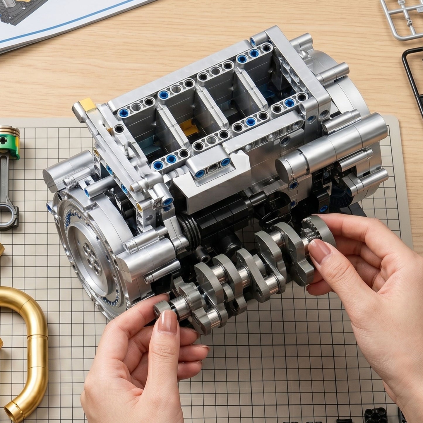 DIY Mechanical Diesel Engine Model Kit