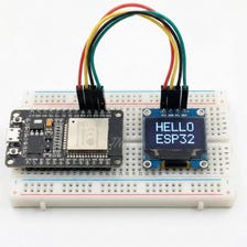 ESP32 Starter Kit with Sensors, OLED, Breadboard, STEM Electronics Learning Set