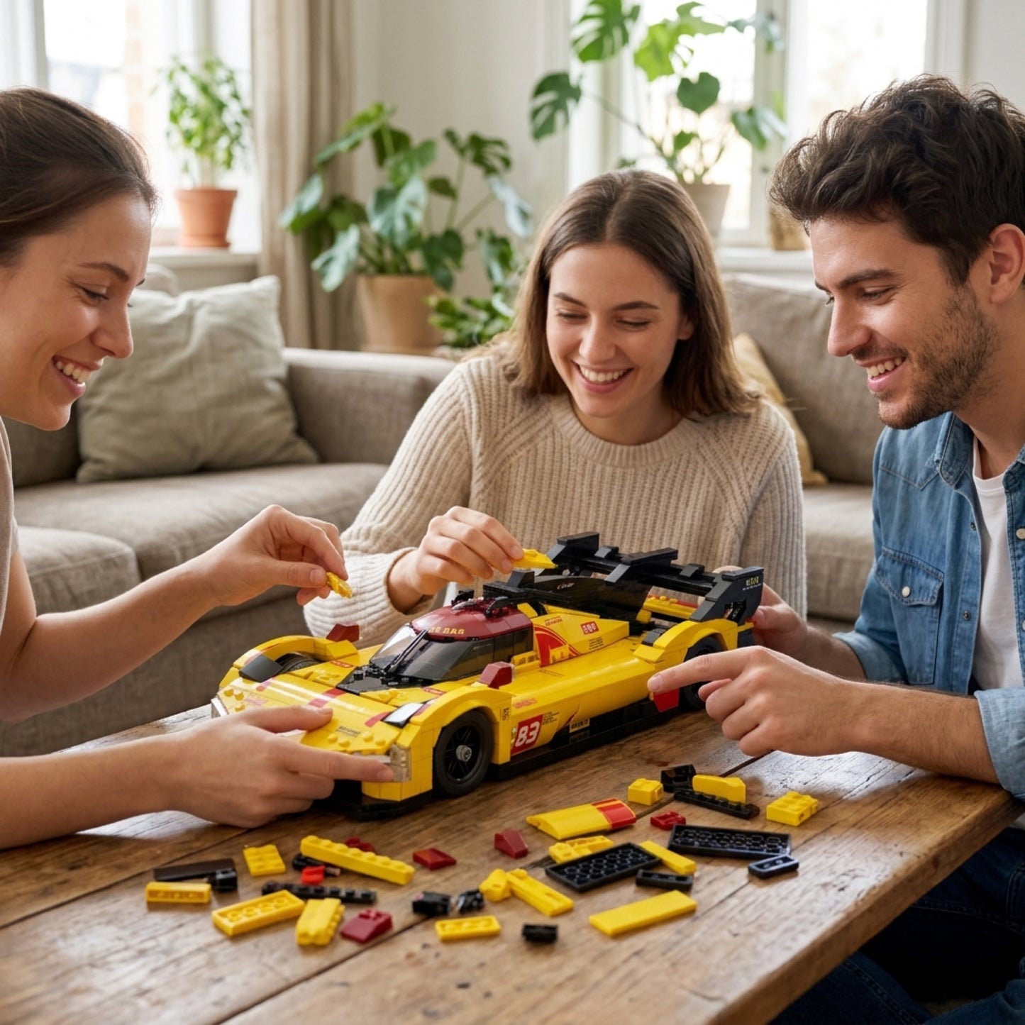 DIY Racing Car Building Kit Technic Compatible Hypercar