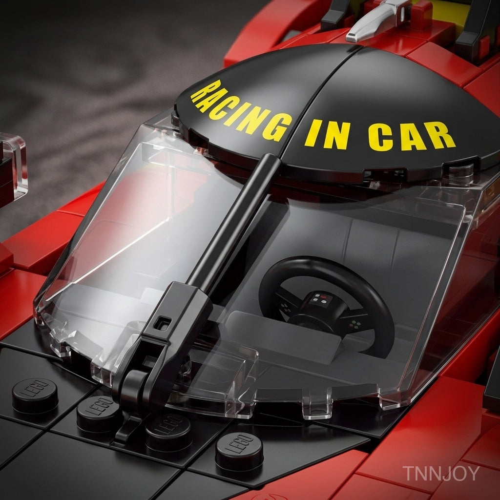 DIY STEM Racing Car Building Block Kit Technic Compatible 1370 Pcs Supercar Model Sport Vehicle Mechanical Project