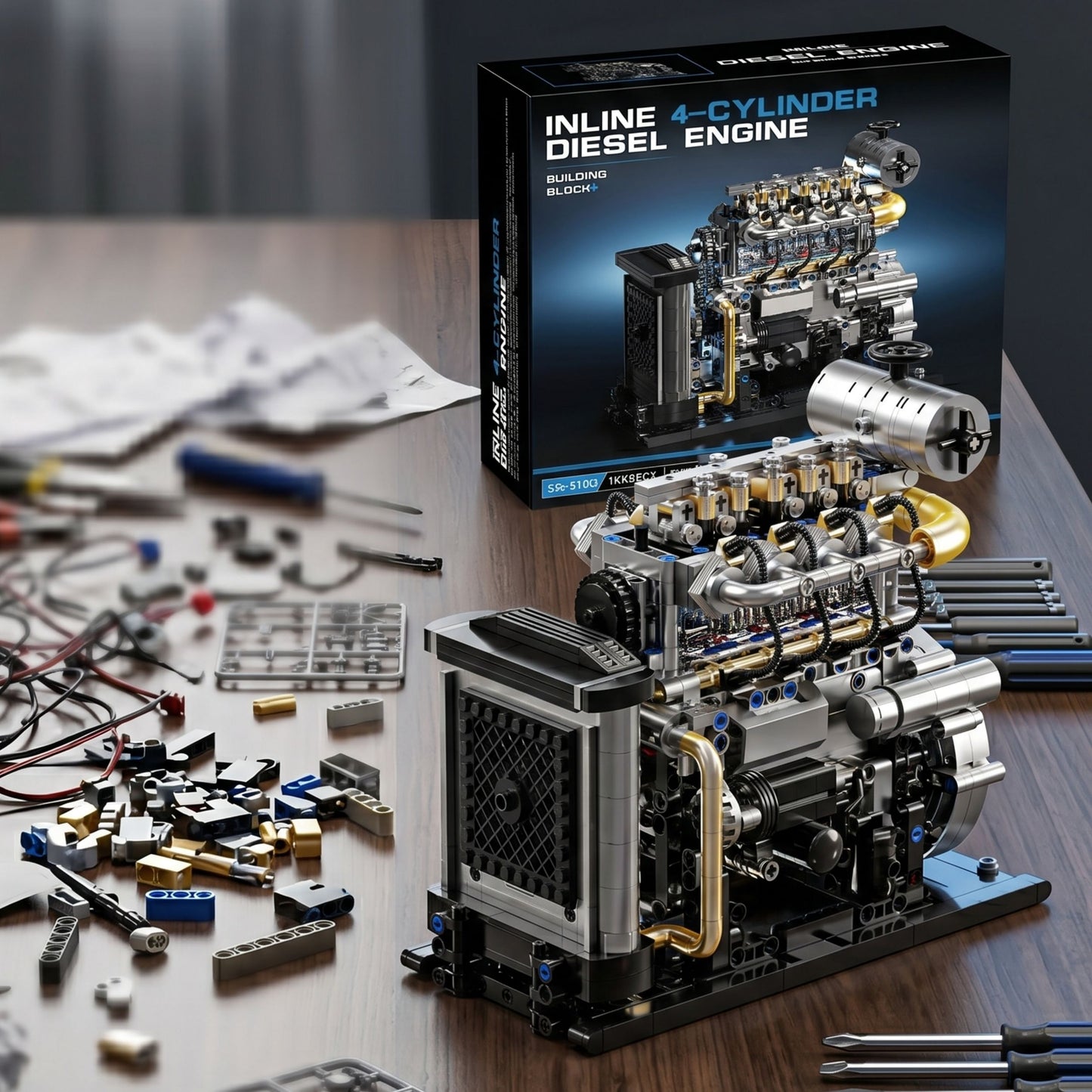 DIY Mechanical Diesel Engine Model Kit