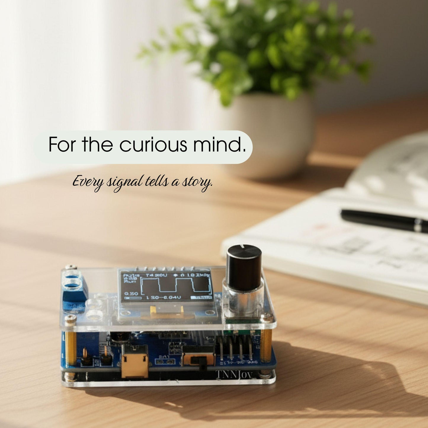 DIY Mini Digital Oscilloscope Kit | OLED Waveform Learning Project, Solder Practice Tool