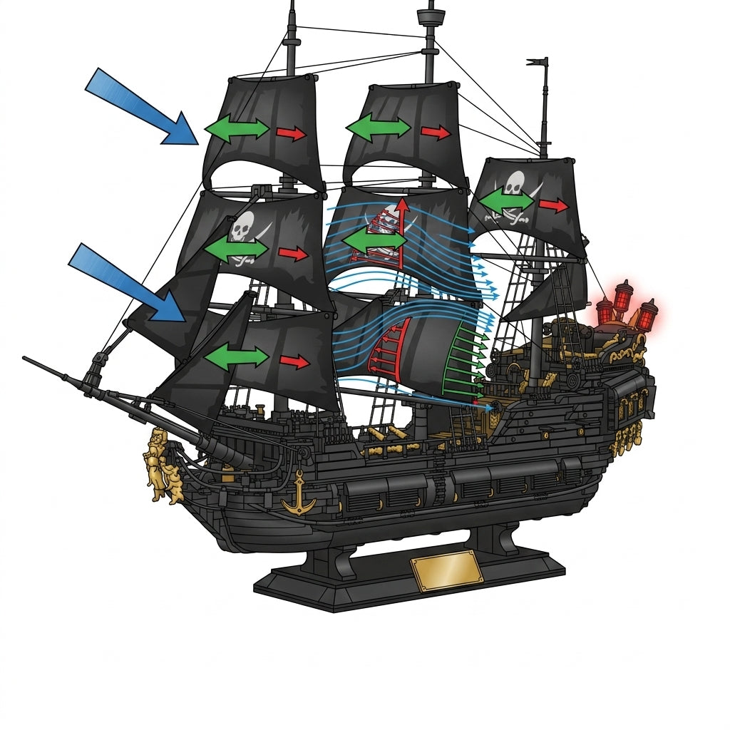 DIY Black Pearl Pirate Ship Building Blocks 4304 Piece Display Model Kit Technic Compatible Galleon Boat Toy Set
