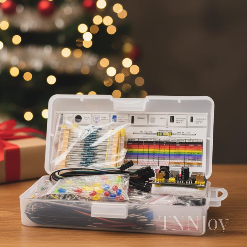 DIY Electronics Learning Kit | Solderless Breadboard Projects, STEM Starter Set