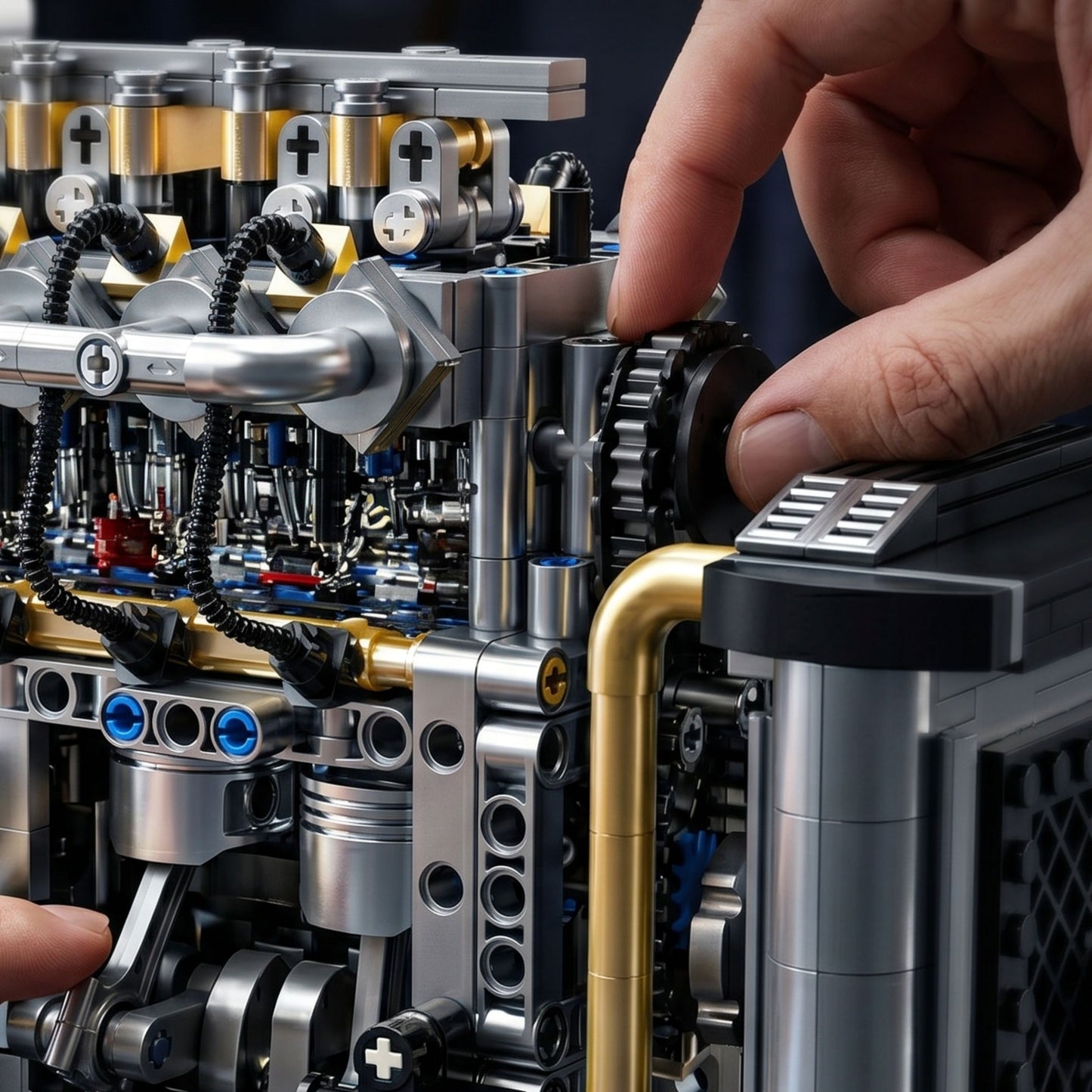 DIY Mechanical Diesel Engine Model Kit