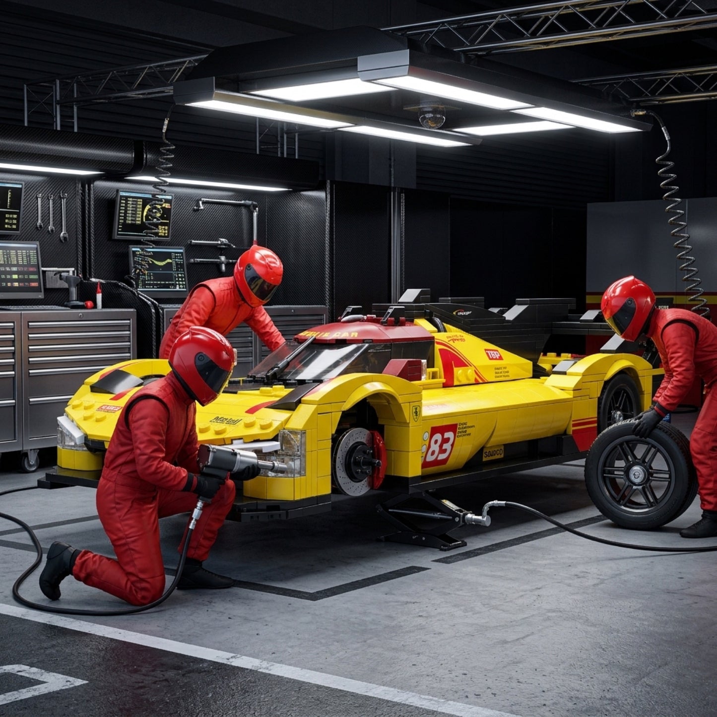 DIY Racing Car Building Kit Technic Compatible Hypercar