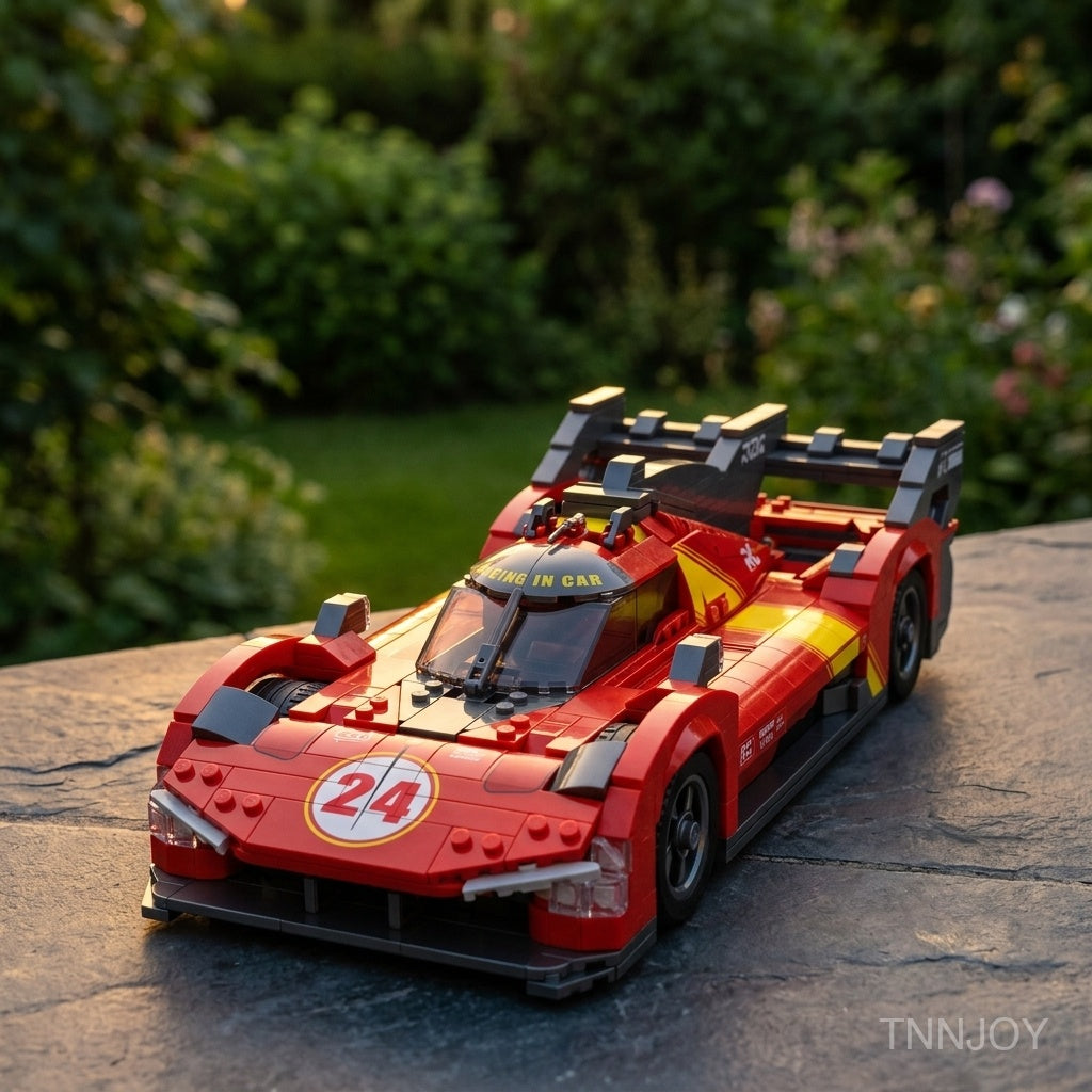 DIY STEM Racing Car Building Block Kit Technic Compatible 1370 Pcs Supercar Model Sport Vehicle Mechanical Project