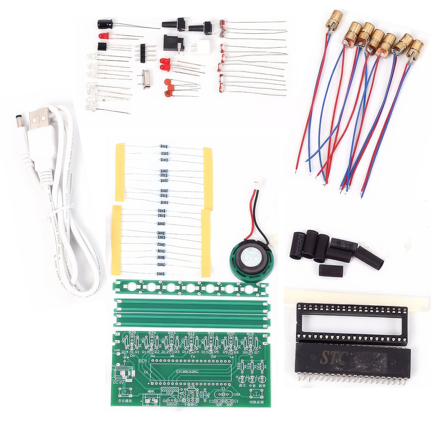 DIY Laser Harp Kit | STEM Soldering Practice, Electronic Music Toy
