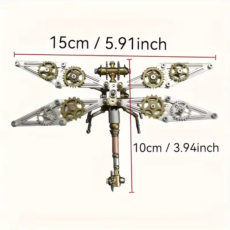 DIY Steampunk Metal Insect Model Kit | 3D Metal Puzzle Assembly Toy (3 Styles)