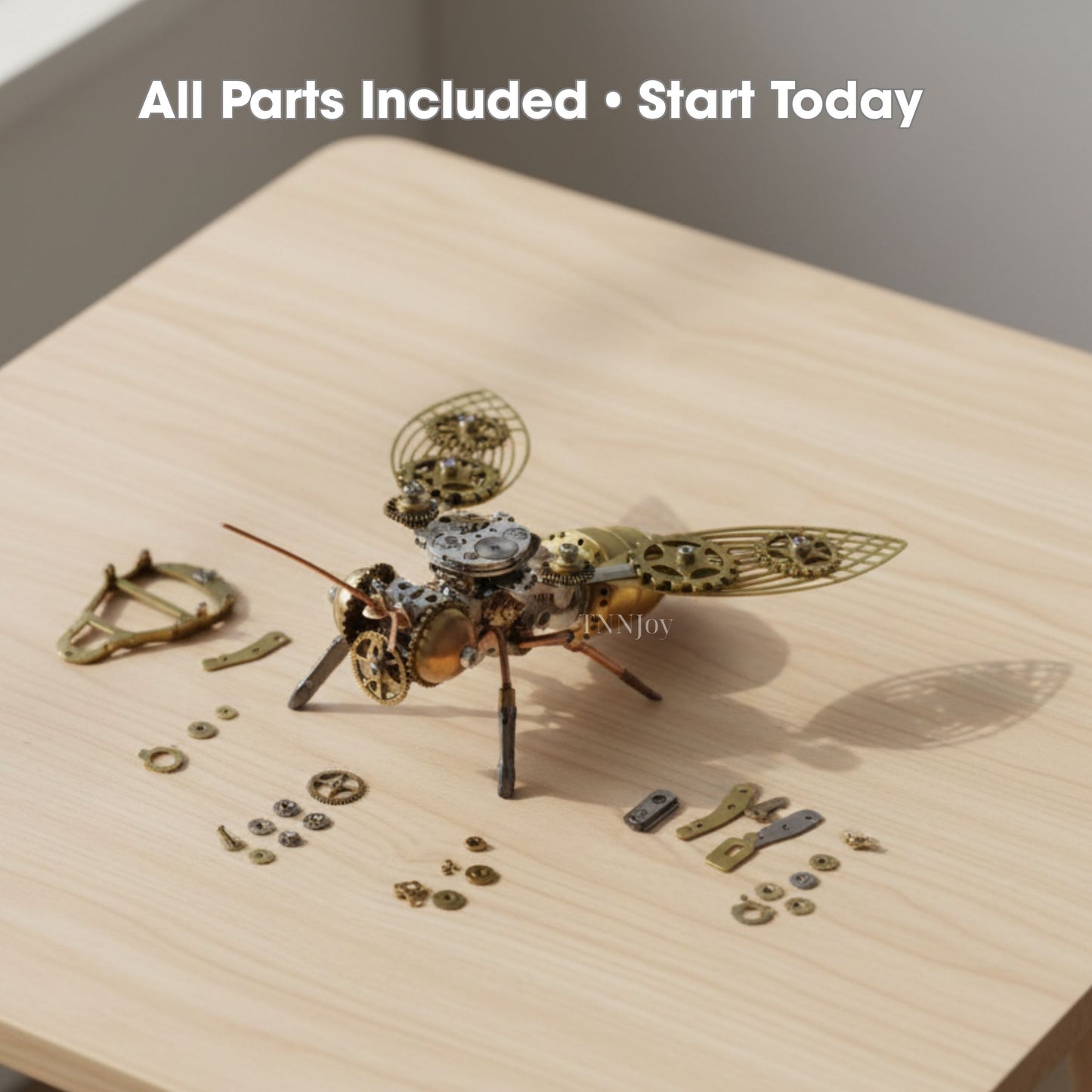 DIY Steampunk Metal Insect Model Kit | 3D Metal Puzzle Assembly Toy (3 Styles)
