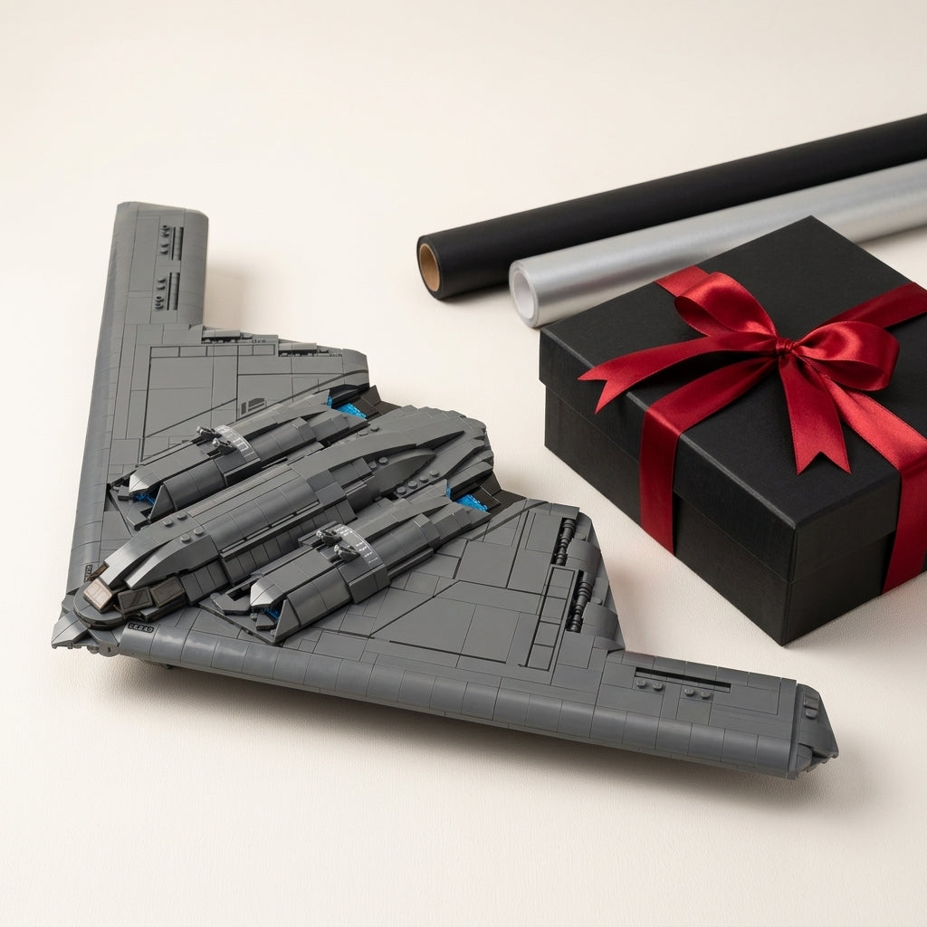 DIY B2 Stealth Bomber Building Block Model Kit Strategic Aircraft Toy Set Technic Compatible Military Airplane 1977 Pcs