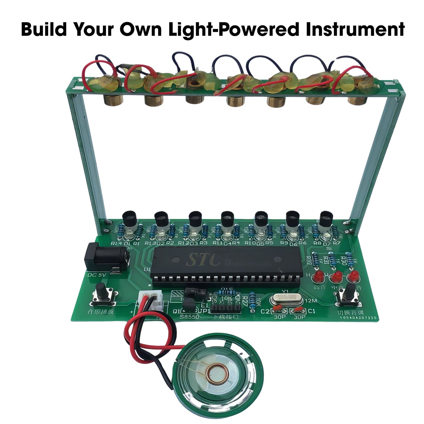 DIY Laser Harp Kit | STEM Soldering Practice, Electronic Music Toy