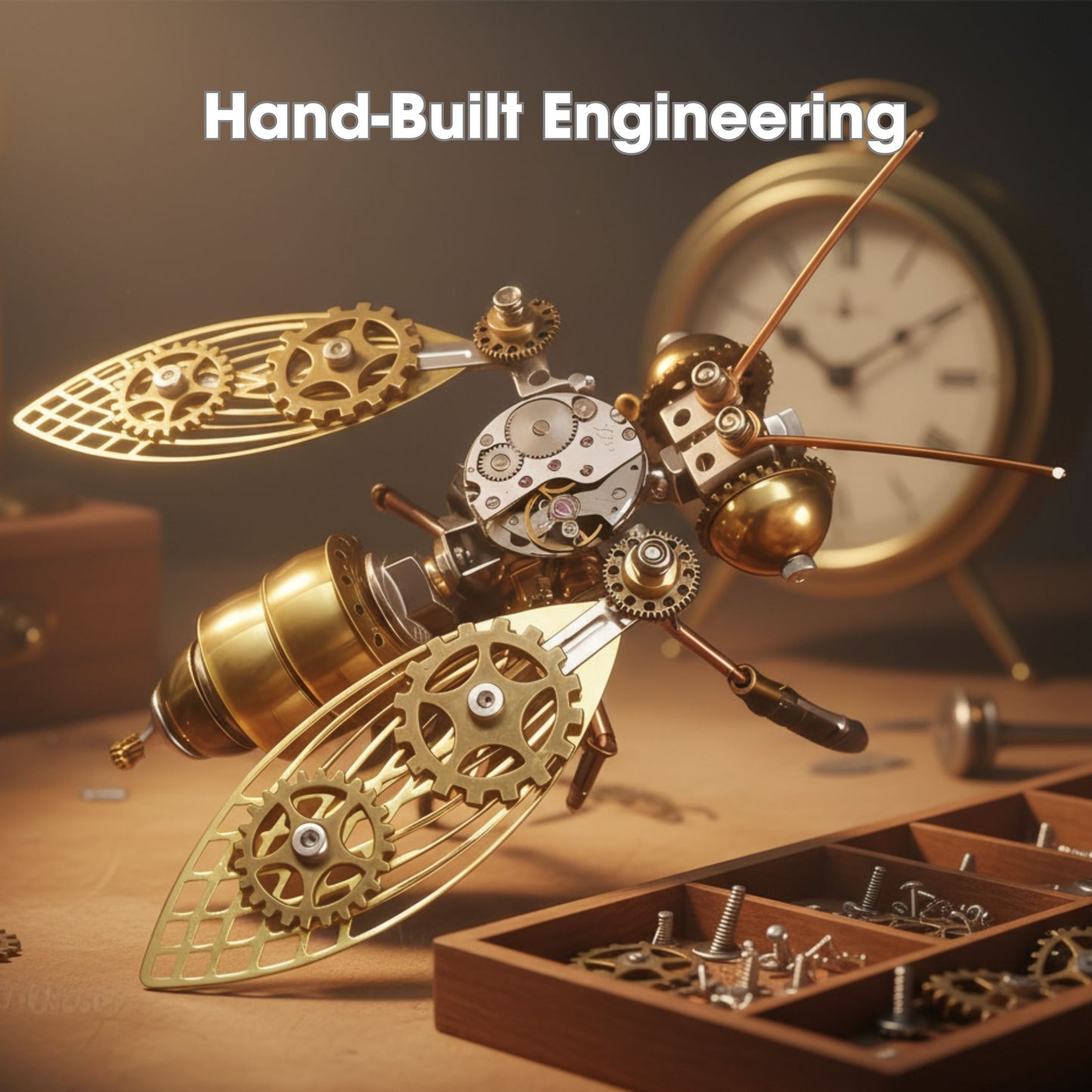 DIY Steampunk Metal Insect Model Kit | 3D Metal Puzzle Assembly Toy (3 Styles)