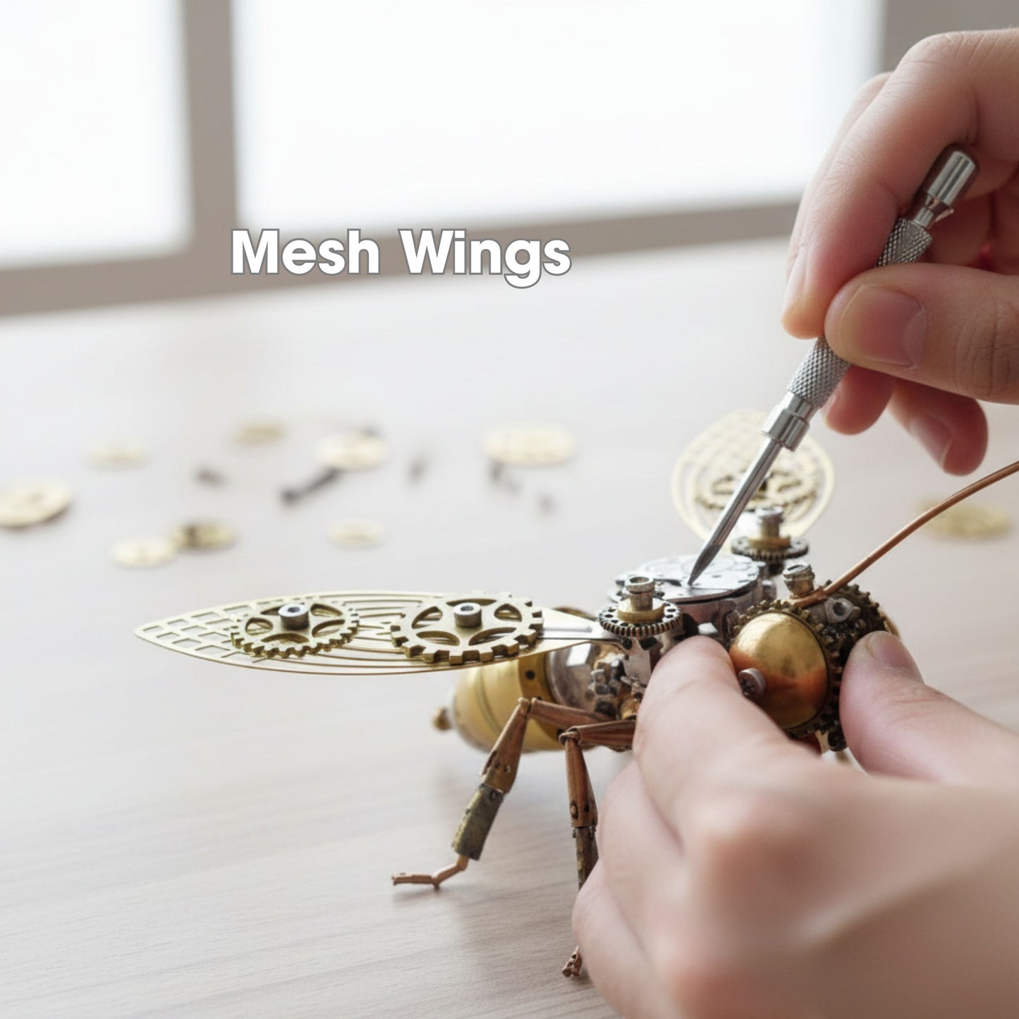 DIY Steampunk Metal Insect Model Kit | 3D Metal Puzzle Assembly Toy (3 Styles)
