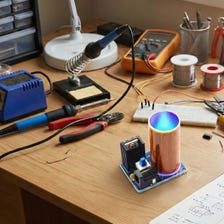 DIY Mini Tesla Coil Kit BD243C | Electronics Experiment & Solder Practice