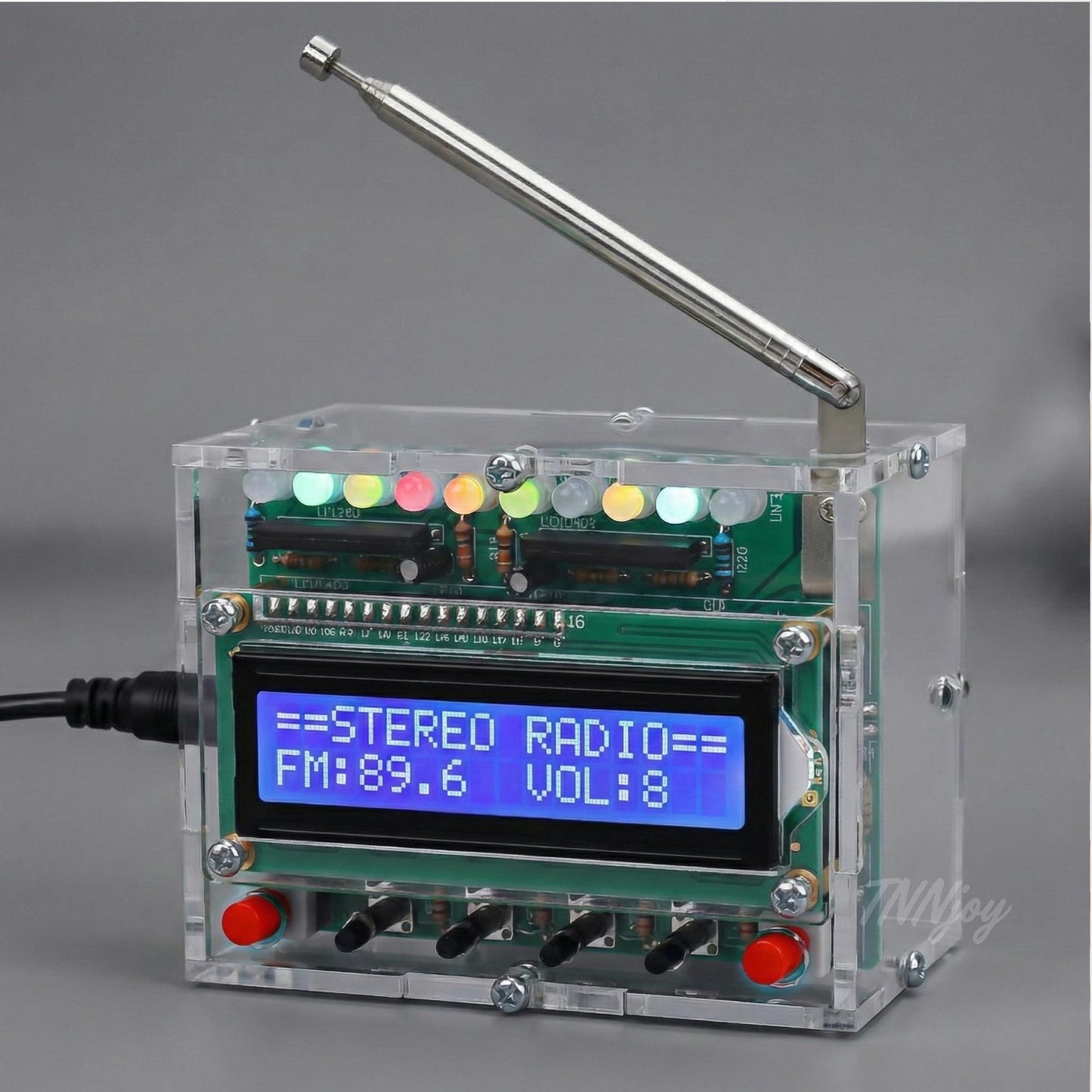 DIY OLED FM Radio Soldering Kit | Solder Practice Electronics Project (87-108MHz)