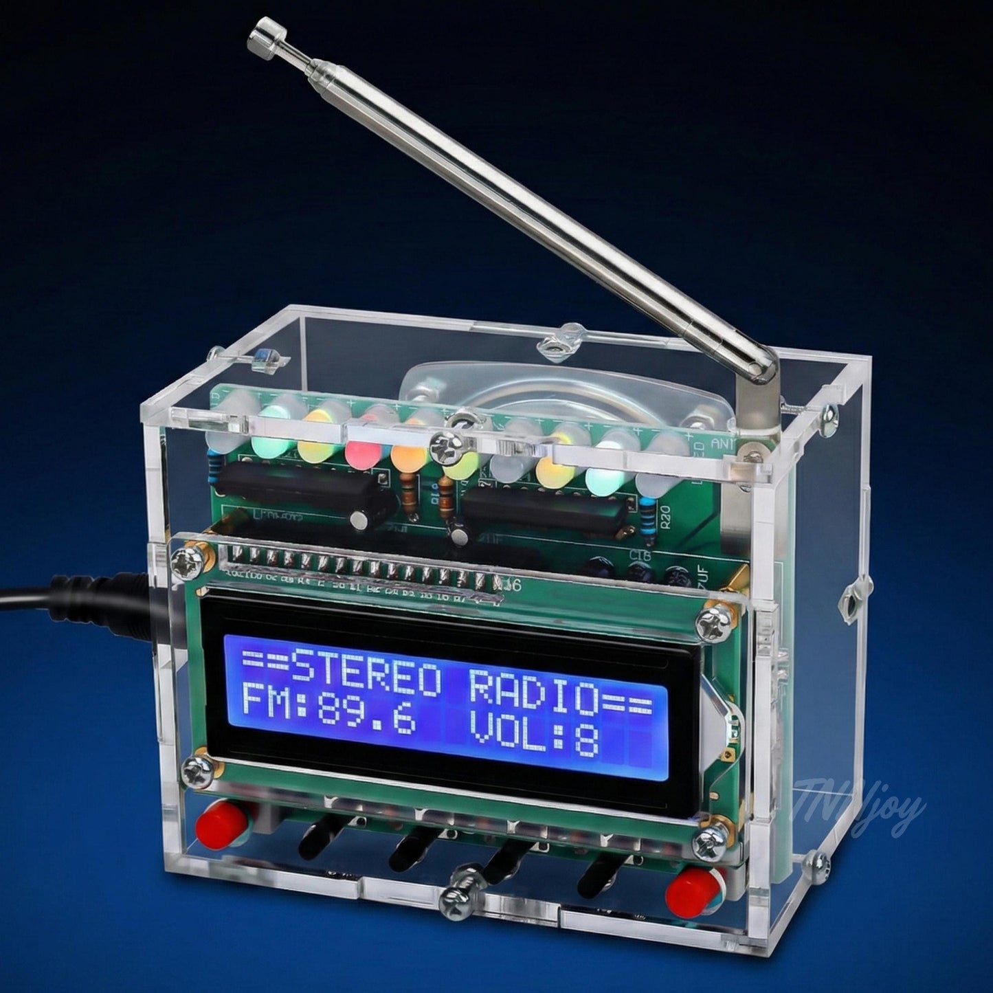 DIY OLED FM Radio Soldering Kit | Solder Practice Electronics Project (87-108MHz)