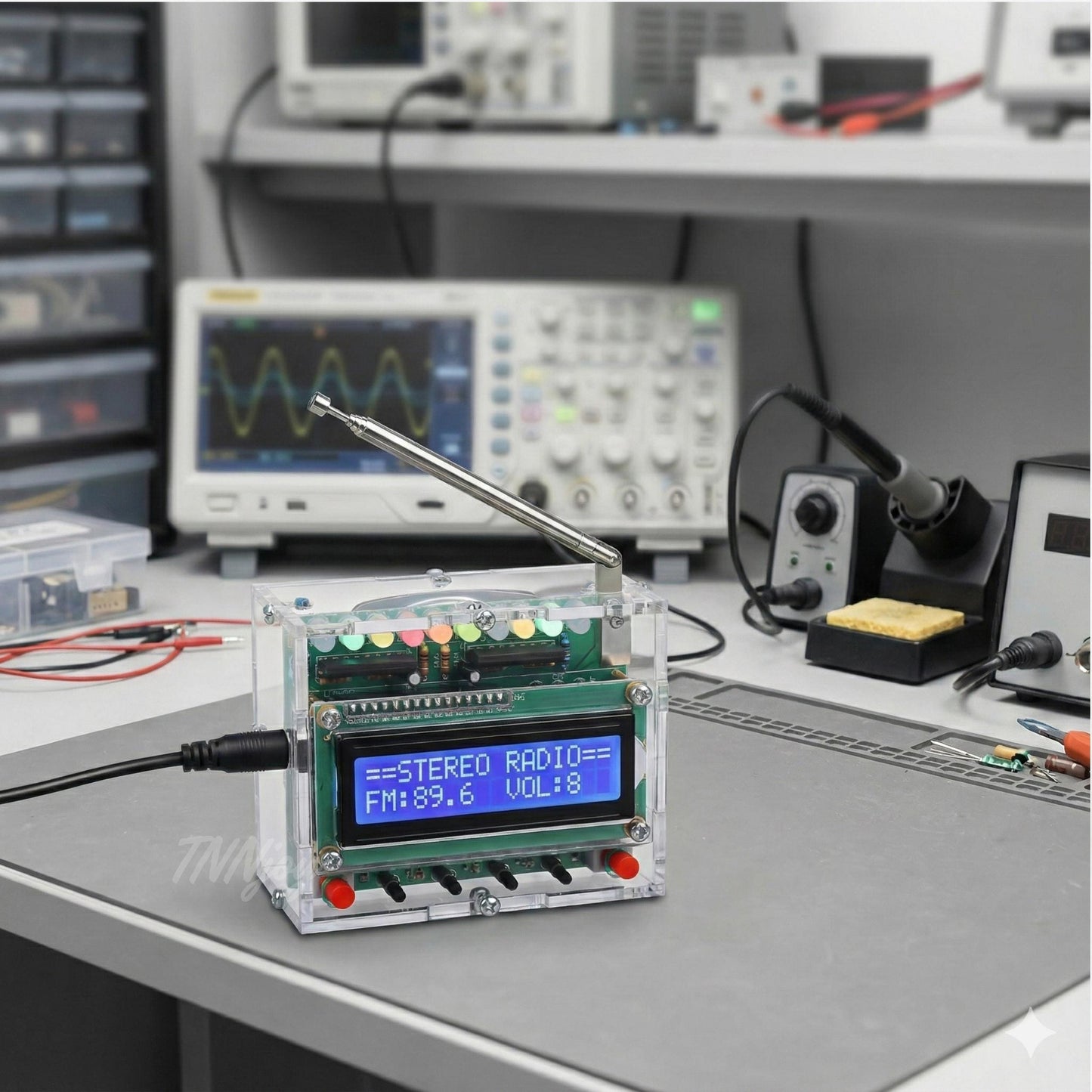 DIY OLED FM Radio Soldering Kit | Solder Practice Electronics Project (87-108MHz)