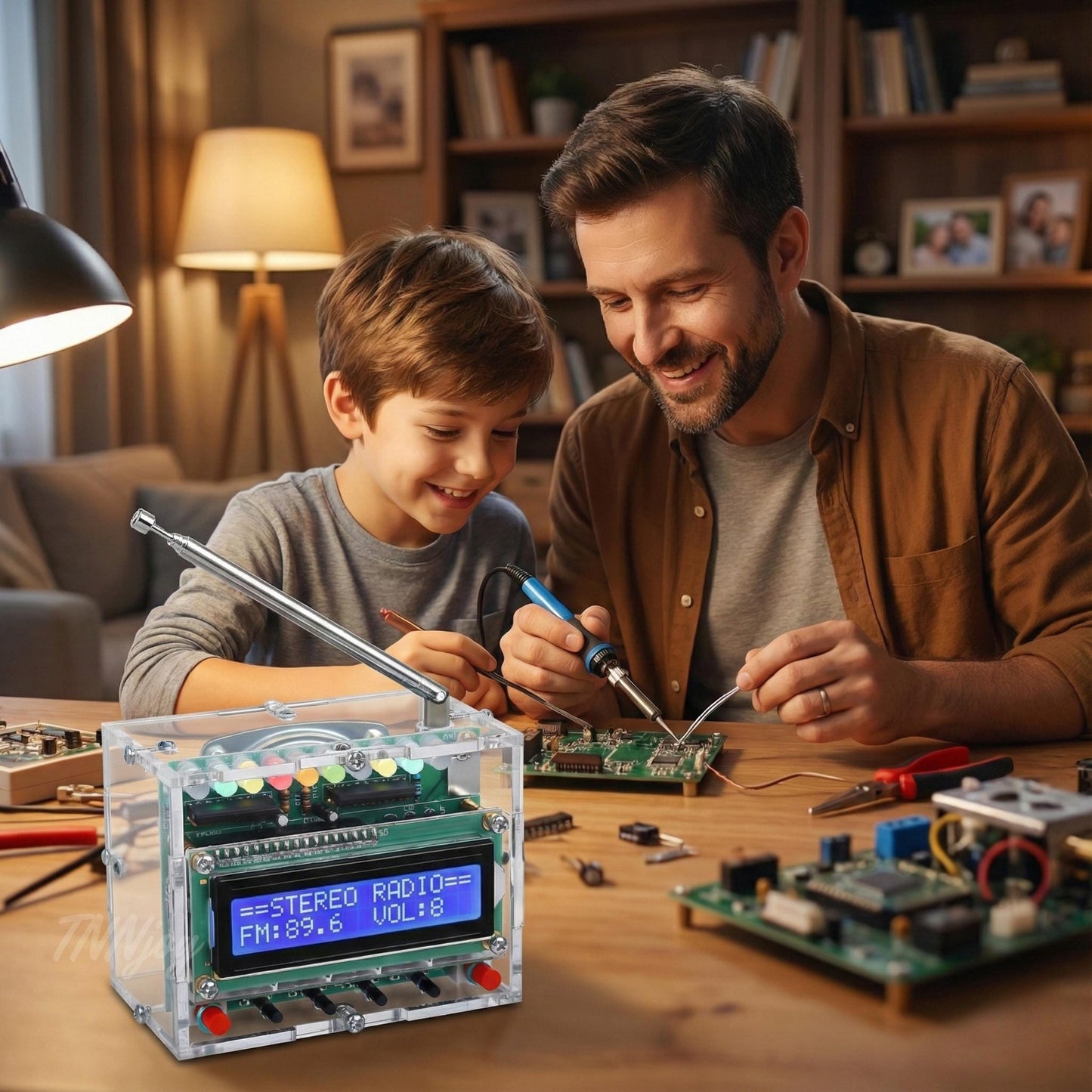 DIY OLED FM Radio Soldering Kit | Solder Practice Electronics Project (87-108MHz)